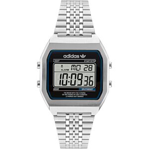 Digitální hodinky adidas Originals černá / stříbrná