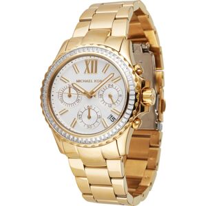 MICHAEL Michael Kors Analogové hodinky 'Everest' zlatá / bílá