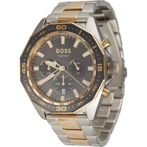 Analogové hodinky BOSS Black zlatá / šedá / stříbrná