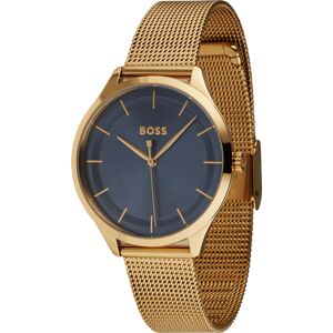 Analogové hodinky BOSS Black zlatá / fialkově modrá
