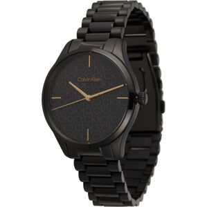 Analogové hodinky Calvin Klein zlatá / černá