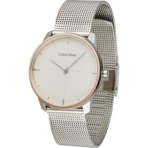 Analogové hodinky Calvin Klein zlatá / stříbrná / bílá