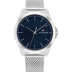 Analogové hodinky Tommy Hilfiger námořnická modř / červená / stříbrná