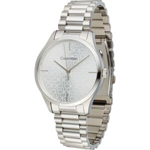 Analogové hodinky Calvin Klein stříbrná