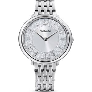 Analogové hodinky Swarovski stříbrná