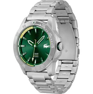 Analogové hodinky Lacoste tmavě zelená / stříbrná