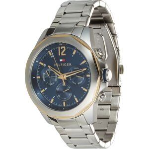 Analogové hodinky Tommy Hilfiger námořnická modř / zlatá / stříbrná