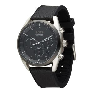 Analogové hodinky 'TOP' BOSS Black černá / stříbrná