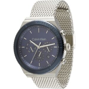Analogové hodinky Calvin Klein tmavě modrá / stříbrná