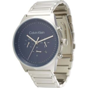 Analogové hodinky 'TIMELESS' Calvin Klein námořnická modř / stříbrná