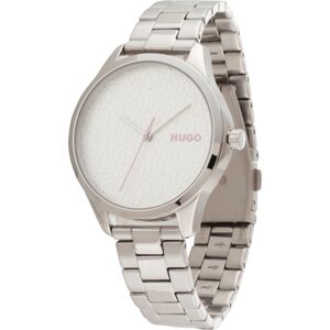 HUGO Analogové hodinky růžová / stříbrná / bílá
