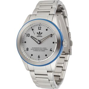 ADIDAS ORIGINALS Analogové hodinky 'CODE THREE' stříbrně šedá
