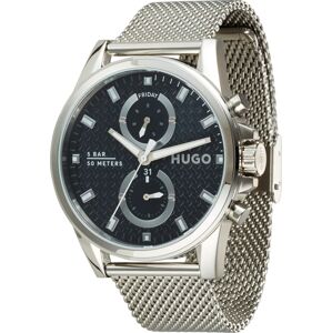 Analogové hodinky HUGO námořnická modř / stříbrná